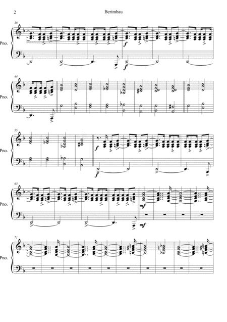 Berimbau Piano Page 2