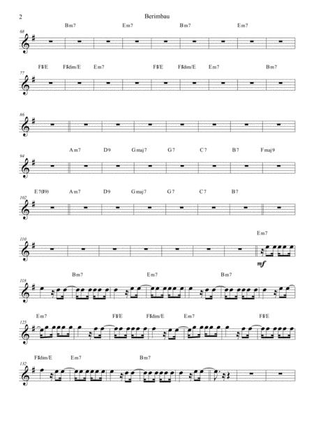 Berimbau Tenor Sax Page 2