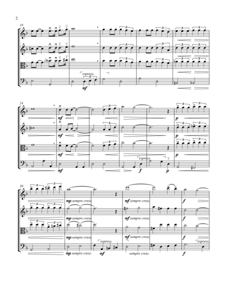 Besame Mucho For String Quartet Page 2