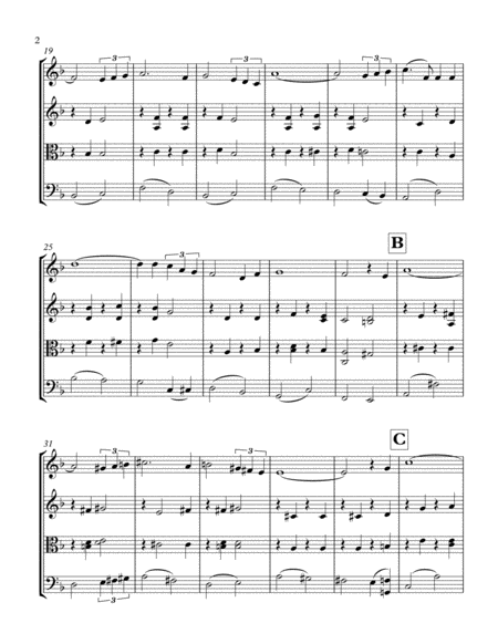 Beyond The Sea For String Quartet Page 2