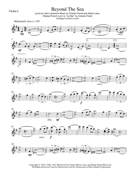 Beyond The Sea String Duo For String Duo Page 2