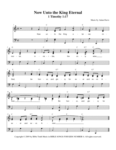 Bible Songs For Kids Songbook Volume 4 Page 2