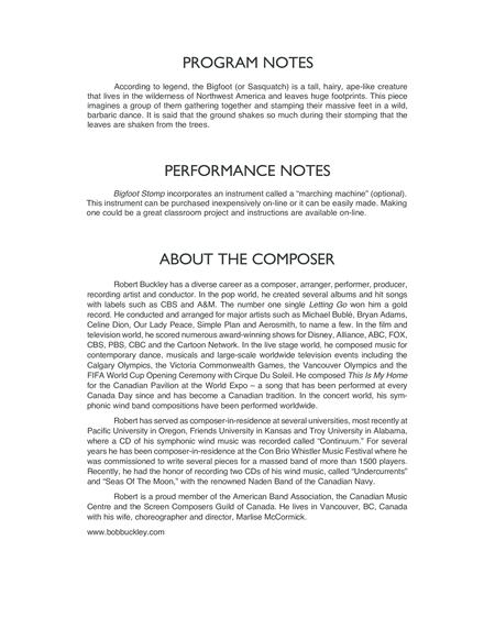 Big Foot Stomp Conductor Score Full Score Page 2