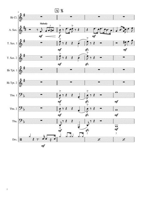 Big Spender Cy Coleman Dorothy Fields Wind Ensemble And Drumkit Page 2