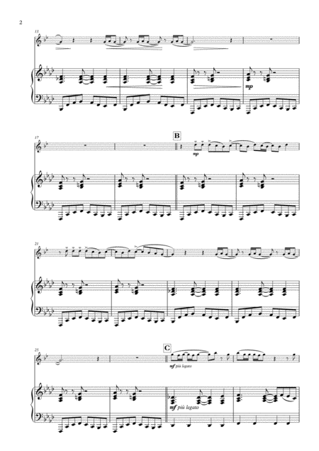 Billie Jean Arranged For Soprano Saxophone And Piano Page 2