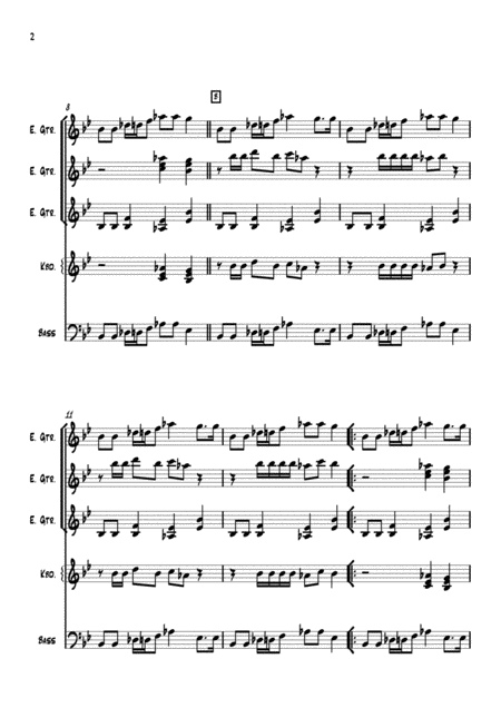 Billie Jean For String Quartet And Piano Page 2