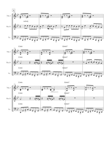 Billie Jean For String Trio Page 2