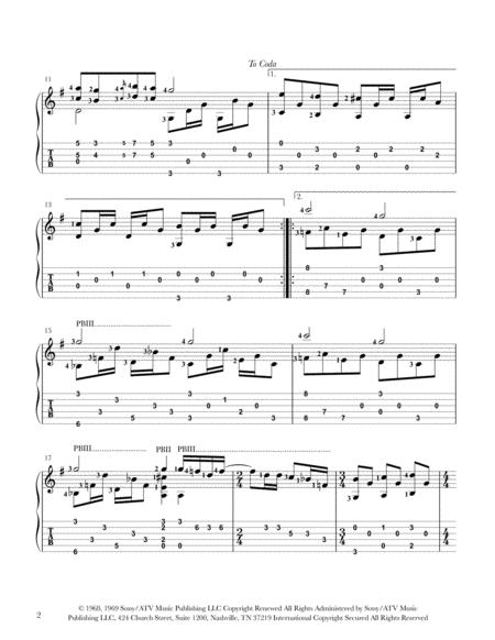 Blackbird Guitar Solo Page 2