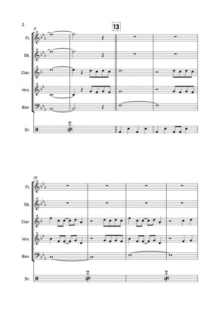 Blinding Lights By The Weeknd Woodwind Quintet Page 2