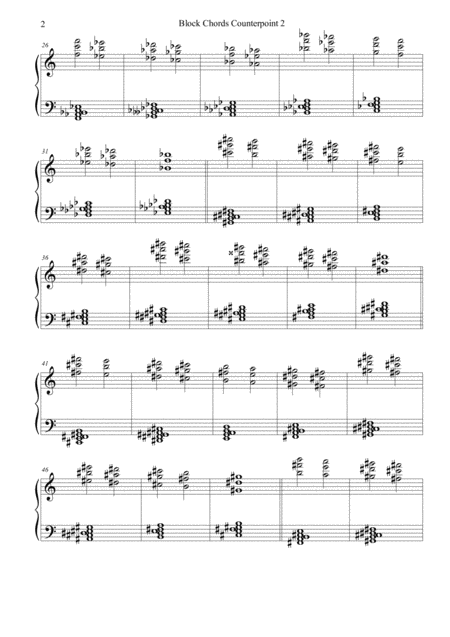 Block Chords Counterpoint 2 Page 2