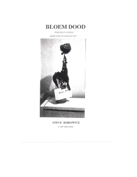 Bloem Dood Flower Dead Modern Studies For Young Violinists Page 2