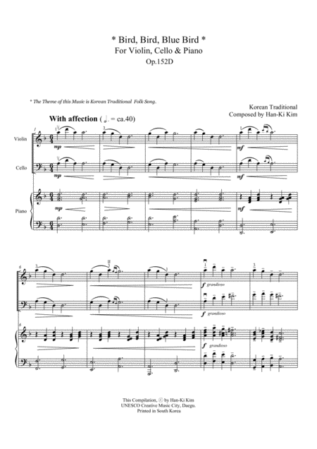 Blue Blue Blue Bird For Piano Trio Page 2