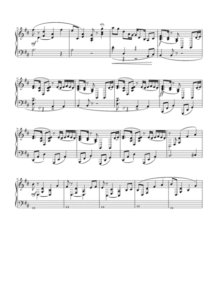 Blue Christmas Original Key Flute Page 2