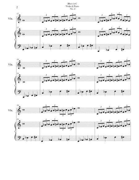 Blues In C Minor No 2 Piano Violin Page 2