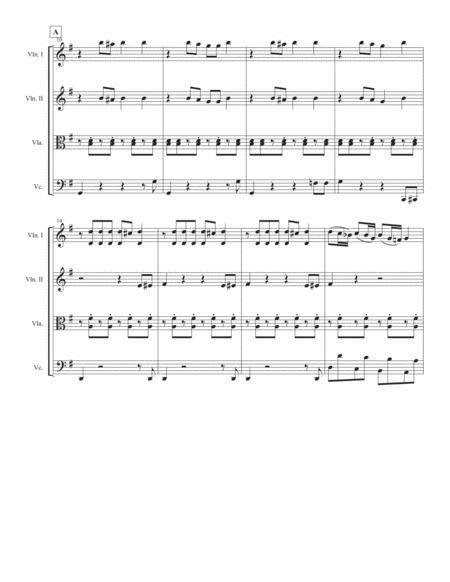 Blurred Lines For String Quartet Page 2