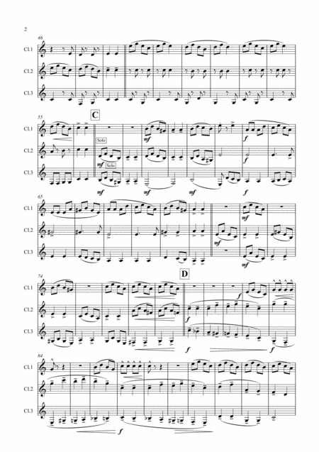 Bobby Shaftoe Tyneside Songs Clarinet Trio Page 2