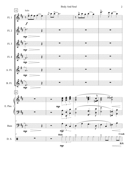 Body And Soul Flute Choir Page 2