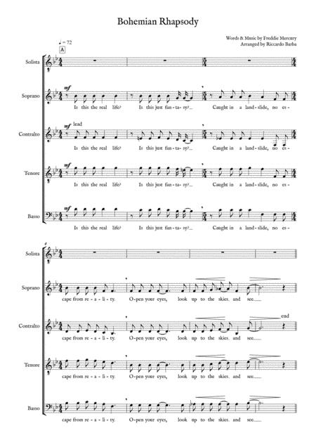 Bohemian Rhapsody Satb Page 2