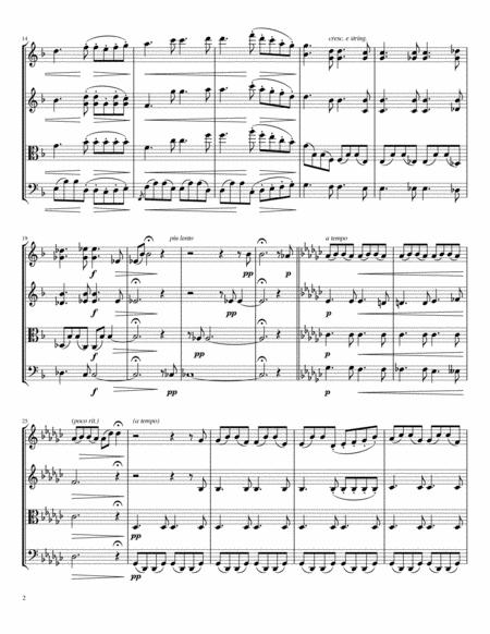 Borodin Nocturne Petite Suite For String Quartet Page 2