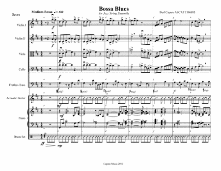 Bossa Blues For Jazz String Ensemble Page 2