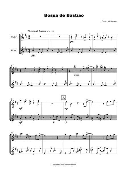 Bossa De Bastio For Flute Duet Page 2