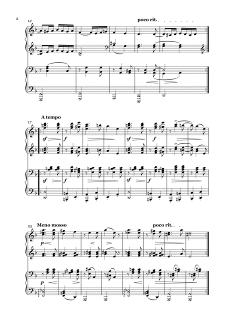 Brahms Hungarian Dance No 2 1 Piano 4 Hands Page 2