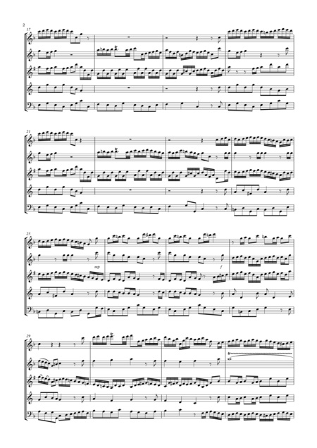 Brandenburg Concerto No 2 1st Mov Wind Quintet Page 2