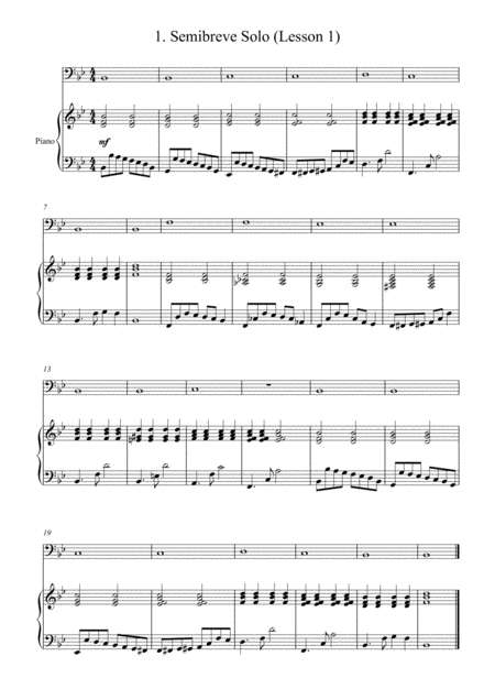 Brass Basics Euphonium Beginners Piano Accompaniment Page 2