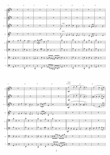 Brass Octet Selection From The New World Symphony Page 2