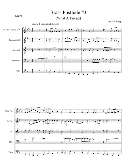 Brass Postlude 3 Page 2