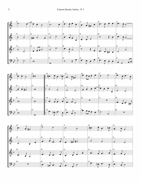 Brass Quartet Istrinia Aurelio Bonelli 1569 C 1630 Page 2