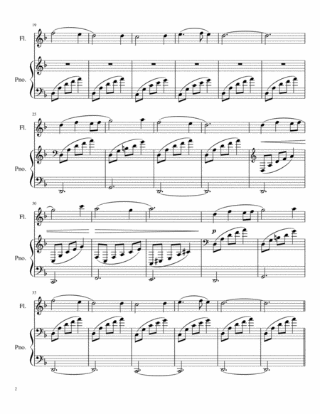 Bratja Brothers From Fullmetal Alchemist Flute Solo With Piano Page 2