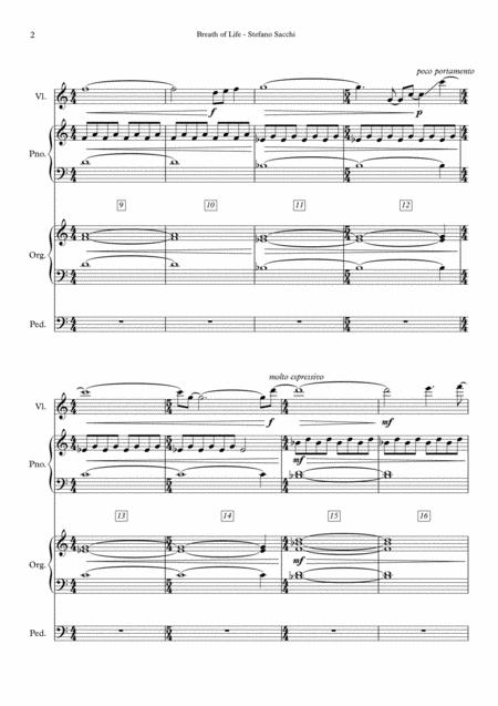 Breath Of Life Violin Piano And Organ Page 2