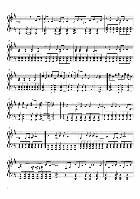 Brick Piano Piano Solo Page 2