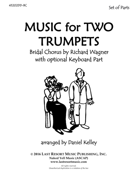 Bridal Chorus Wedding March From Lohengrin By Wagner For Two Trumpets With Optional Keyboard Trumpet Duet Page 2