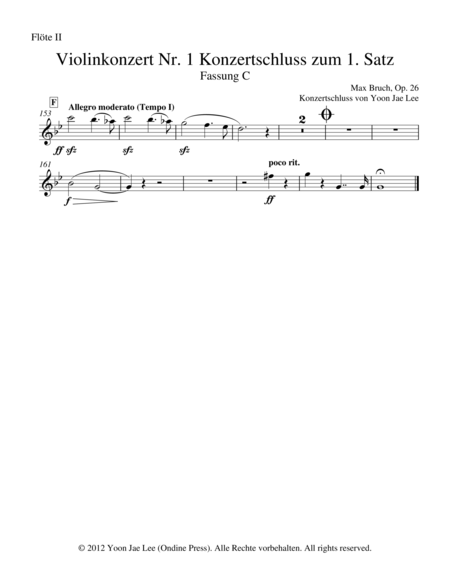 Bruch Violin Concerto No 1 In G Minor I Concert Ending By Yoon Jae Lee Version C For Orchestra Set Of Parts Page 2