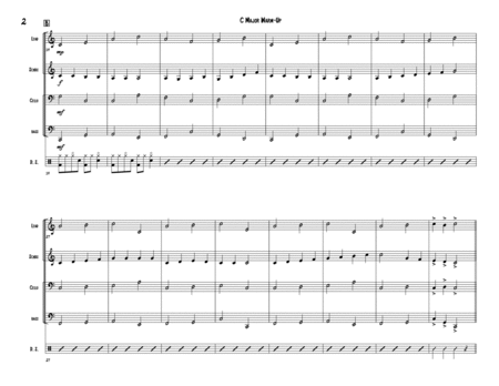 C Major Warm Up For Steel Band Page 2