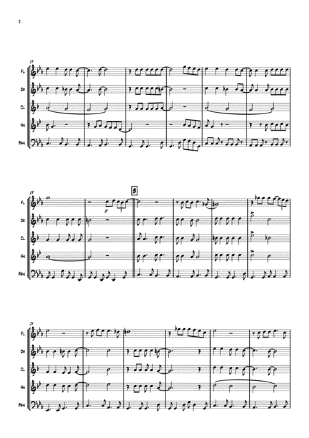 California Dreamin Wind Quintet Page 2