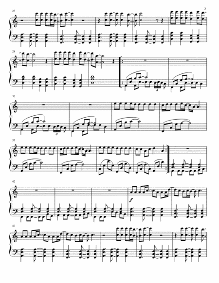 Californication Piano Solo Arrangement Page 2