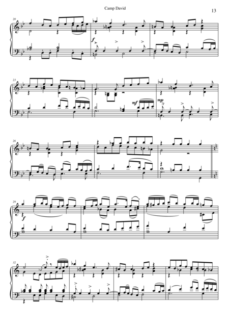 Camp David For Piano 2 Hands Page 2