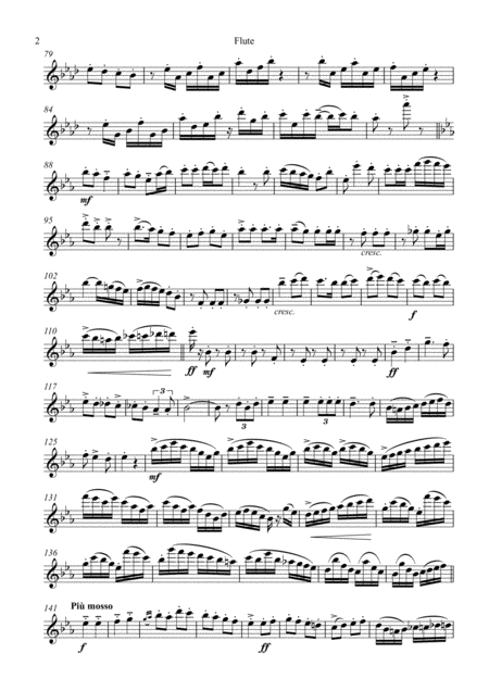 Can Can Alla Rossini Wind Quintet Set Of Parts X5 Page 2