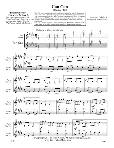 Can Can Arrangements Level 3 Thru 5 For Trombone Written Accomp Page 2