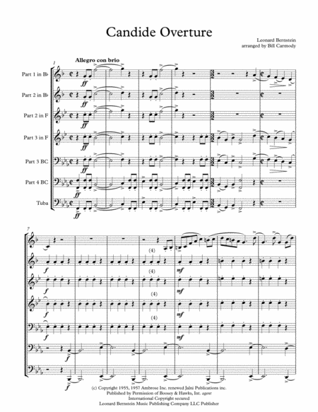 Candide Overture Abridged Page 2