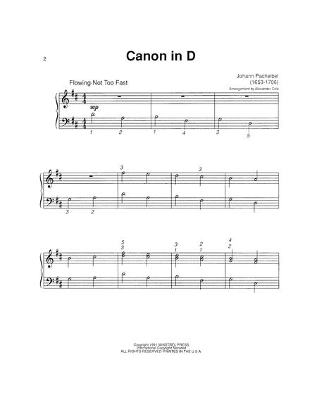 Canon In D Easy Favorite Piano Solo Page 2