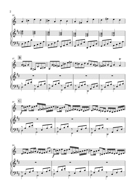 Canon In D For Horn In F And Piano Page 2