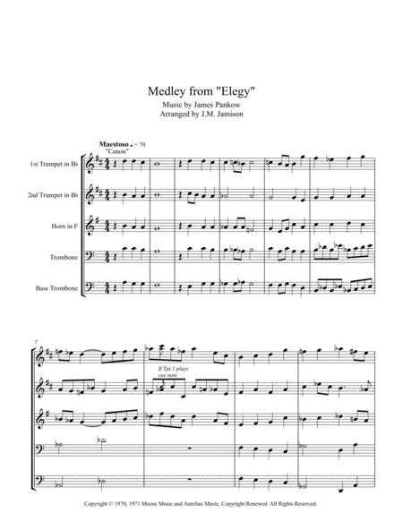 Canon Part Of Medley From Elegy Page 2