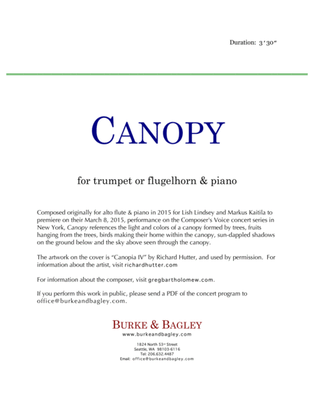 Canopy For Trumpet Piano Page 2