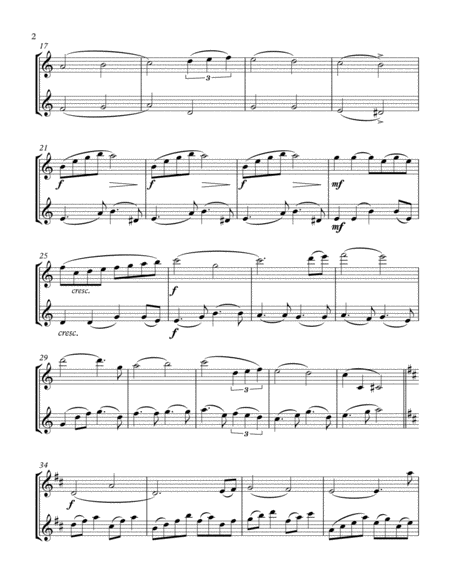 Cant Help Falling In Love Flute Duet Page 2