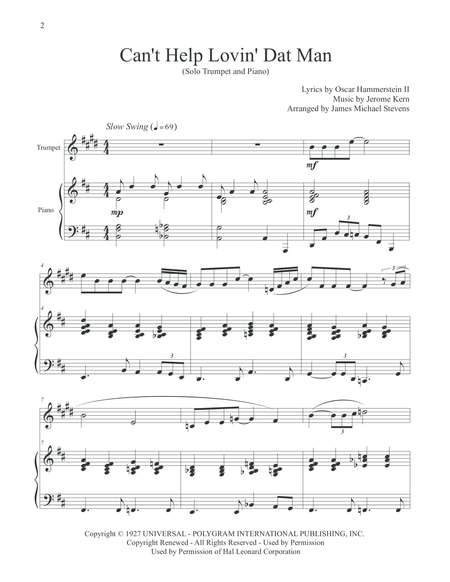 Cant Help Lovin Dat Man Solo Trumpet Page 2