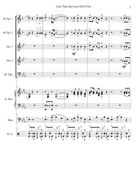 Cant Take My Eyes Off Of You Brass Quintet Page 2
